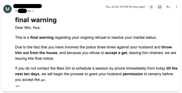 lashonorah's tweet photo. Harassment imposing a false "tribunal"
by definition misogynistic
that expects women to be beaten up
sexually abused
and not call police for help

This extremely toxic culture of #NormalizedAbuse and #NormalizedDomesticViolence 
is invading many countries...🤫

#polygamy
#VTIP https://t.co/b2B6pVpOOo