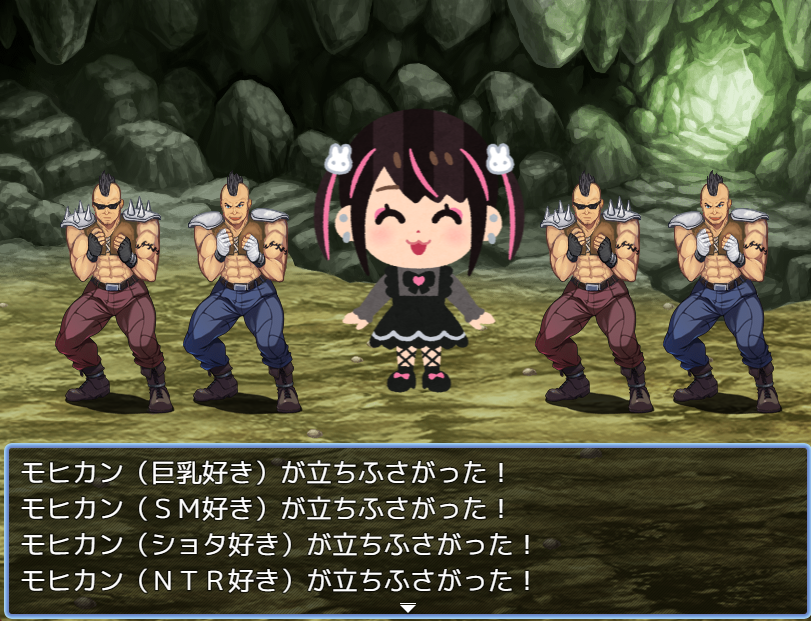 kitsuneyamabon's tweet photo. 【タイトル】SNAKE EYES（無料公開中）
【ジャンル】スタンダードなツクール製RPG（下ネタがひどい）
#ゲーム制作フォトビひろば https://t.co/ZzRVuMU7R5