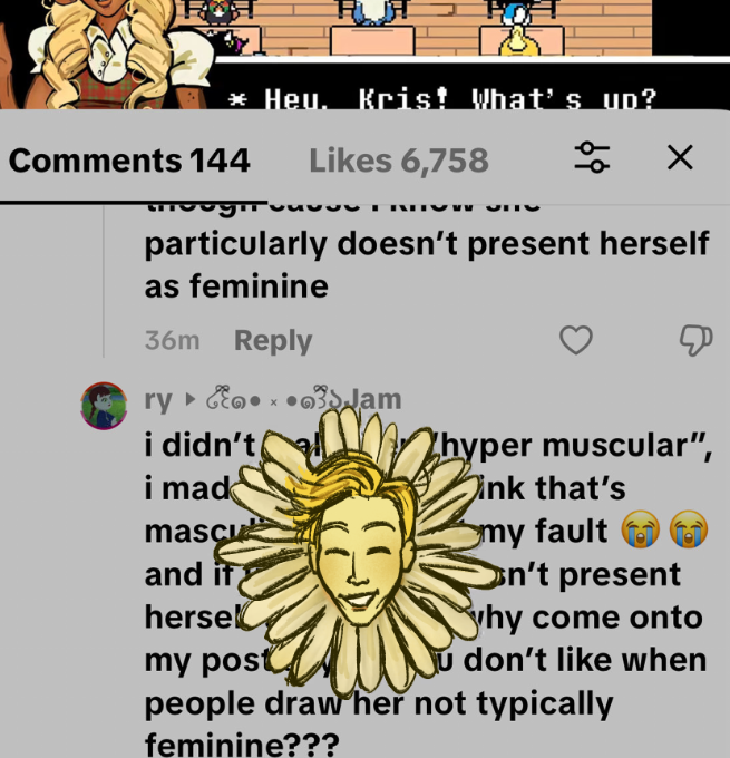 griabuggie's tweet photo. flowers bloom from your Responding to stupid tiktok comments https://t.co/9AI7zFRMLO