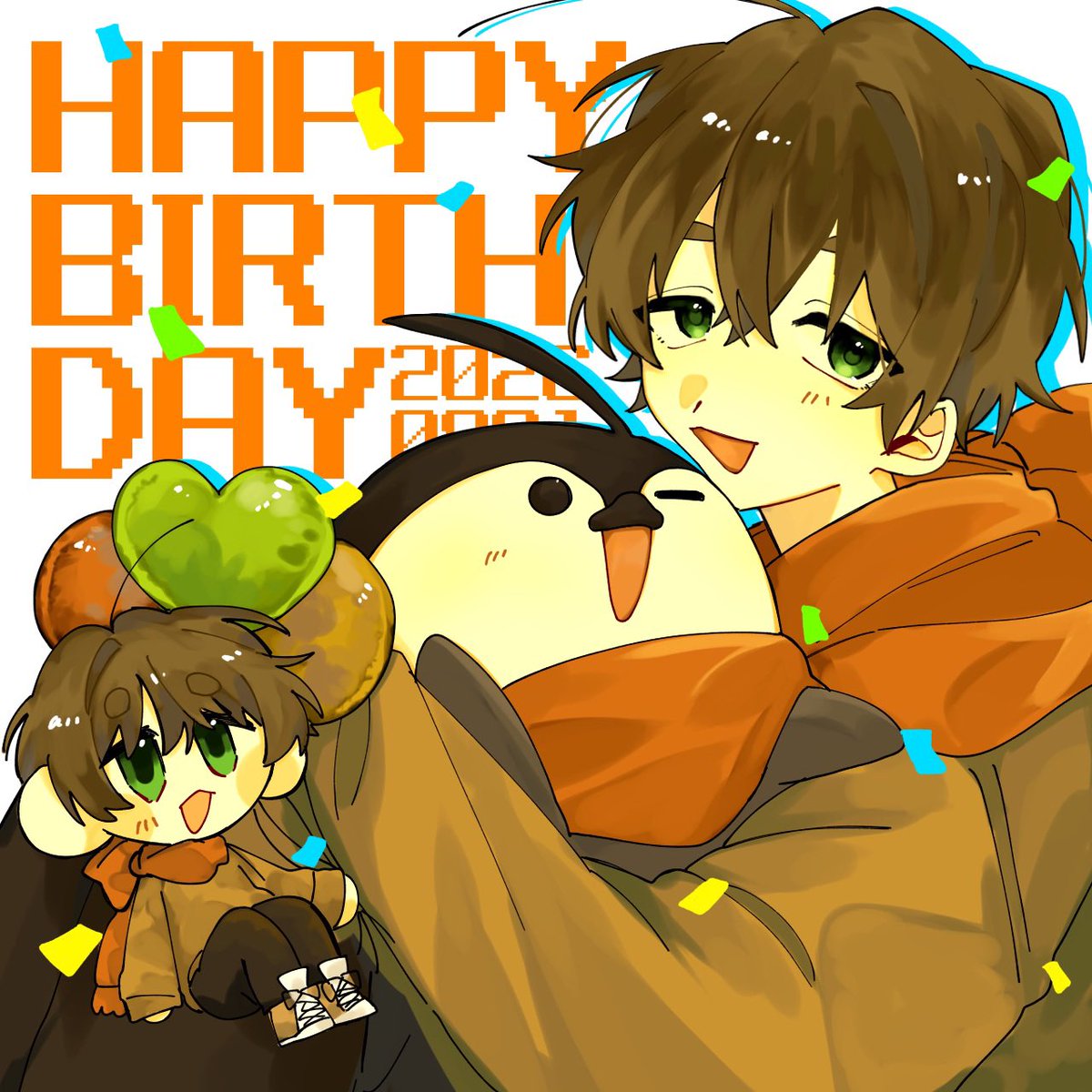 kanatsuguu's tweet photo. #焼きパン誕生日らしい
🐧お誕生日おめでとうございます！🍞 https://t.co/5NrHjCOfIC