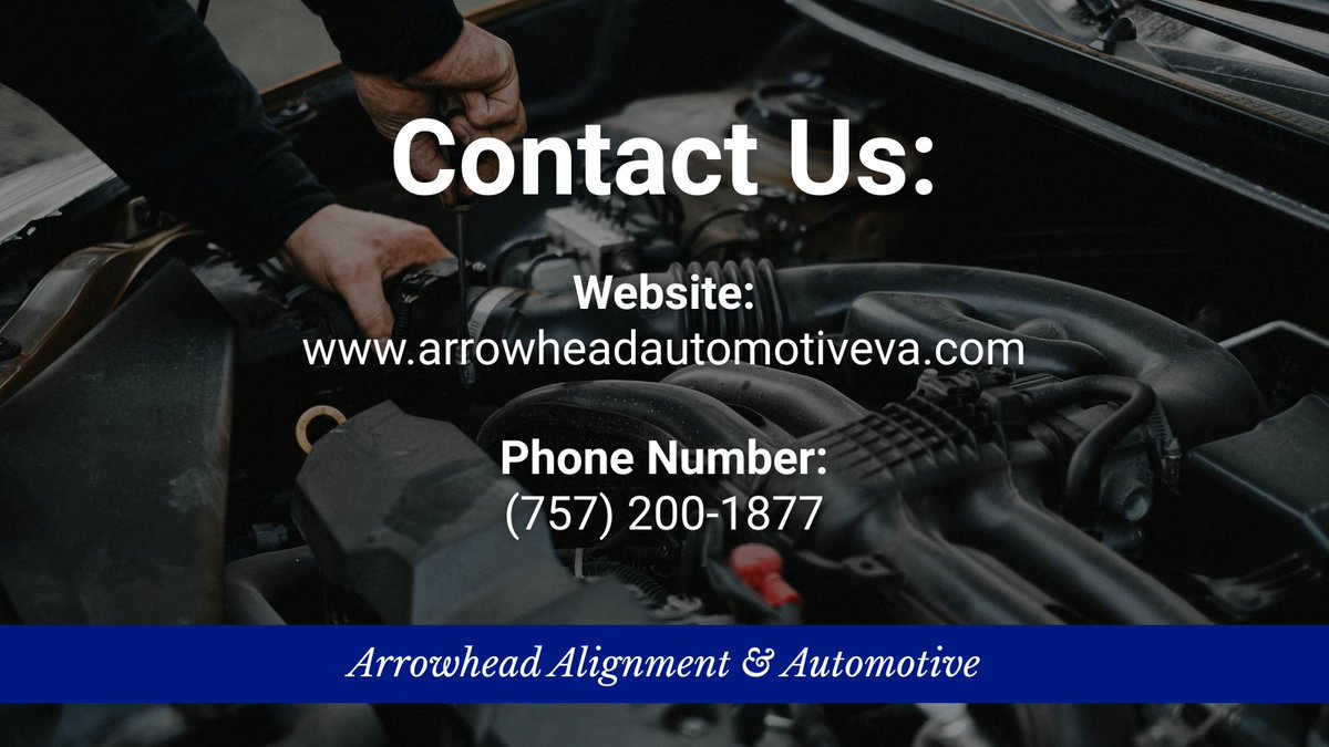 arrowhead_align's tweet photo. 🚗 Need reliable #autorepair or maintenance?

Our team is here to help keep your #vehicle running at its best. Visit our website to learn more about our services or give us a call to schedule an appointment today.

🌐 Website: https://t.co/fdV3c0ZBOC
 📞 Phone: (757) 200-1877 https://t.co/q2W8t4GfeP