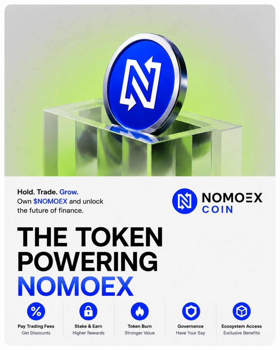 nomoex_global's tweet photo. More than a token. A utility that powers the Nomoex ecosystem. 💙

Trade smarter, earn more, and unlock exclusive benefits with $NOMOEX.

#NOMOEX #NomoexCoin #Crypto #Web3 #Blockchain https://t.co/EdaAfZneTe