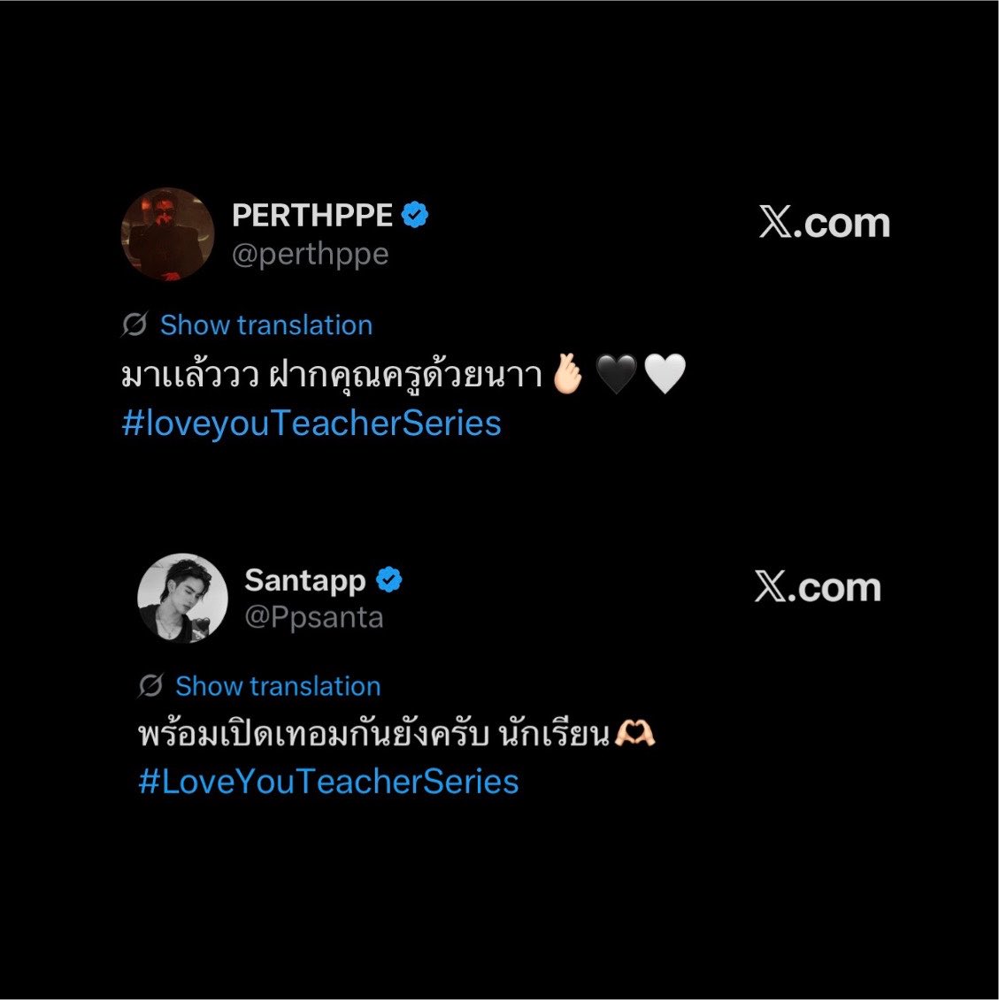 venaliza__'s tweet photo. อะไรแบบนี้อะ พวกฮีได้มาฝากเรื่องหลักที่ได้เล่นด้วยกันเป็นเรื่องที่สามแล้ว แป้บๆเดียวเพิ้ดต้ามีซีรีส์คู่กันสามเรื่องหลักแล้วทุกคน 🥹😭 https://t.co/3LB9yeD2EM