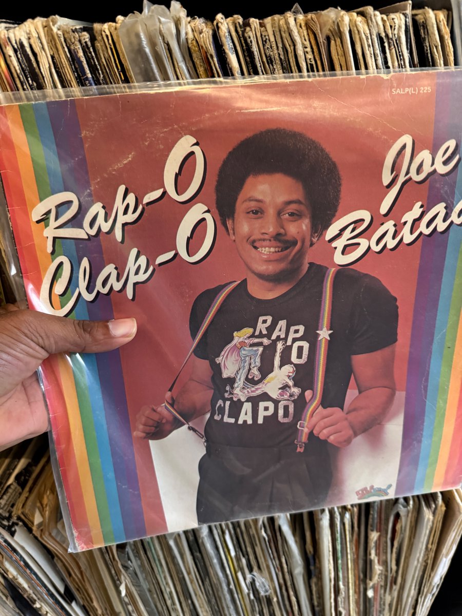 AZUHL's tweet photo. Album of the Day 🎧

Joe Bataan – Rap-O Clap-O

Long before hip hop became a global movement, Joe Bataan was already blurring the lines between Latin soul, disco and rap. Released in 1979, Rap-O Clap-O is widely regarded as one of the earliest commercially successful rap records, arriving just months after Rapper's Delight and helping introduce rap to audiences across Europe.

The groove is infectious, the energy is timeless, and its influence can still be heard in dance music and hip hop today. Sometimes the most important records aren't the biggest sellers—they're the ones that quietly change the direction of music.

A reminder that digging deeper into music history always pays off.

#AlbumOfTheDay #JoeBataan #RapOClapO #LatinSoul #Disco #EarlyHipHop #CrateDigger #DJLife #MusicHistory