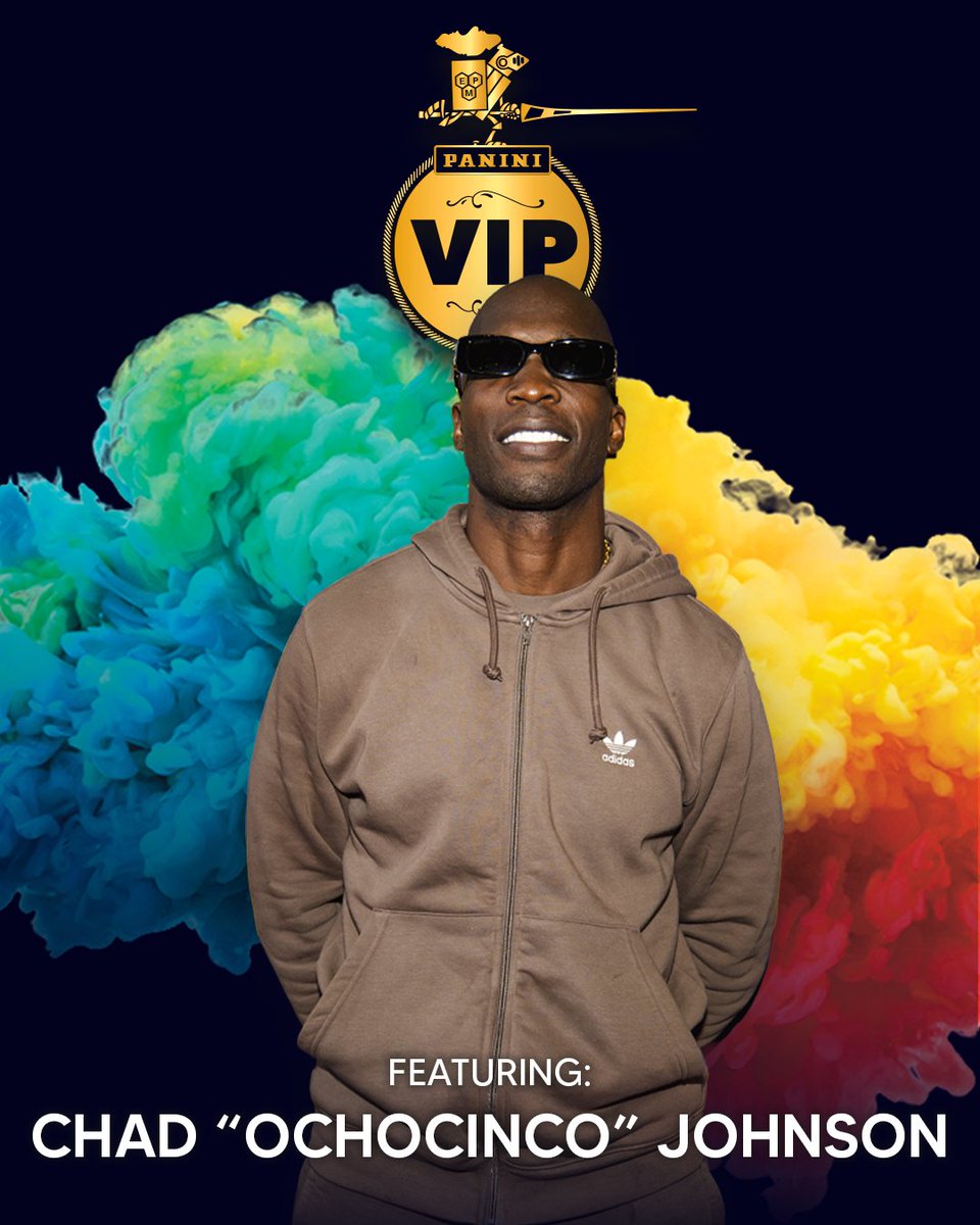 PaniniAmerica's tweet photo. The name says eight five. The personality says uno de uno.

@ochocinco is bringing the energy to Saturday night’s Panini VIP Party.

#WhoDoYouCollect https://t.co/YVrXMPVaSw