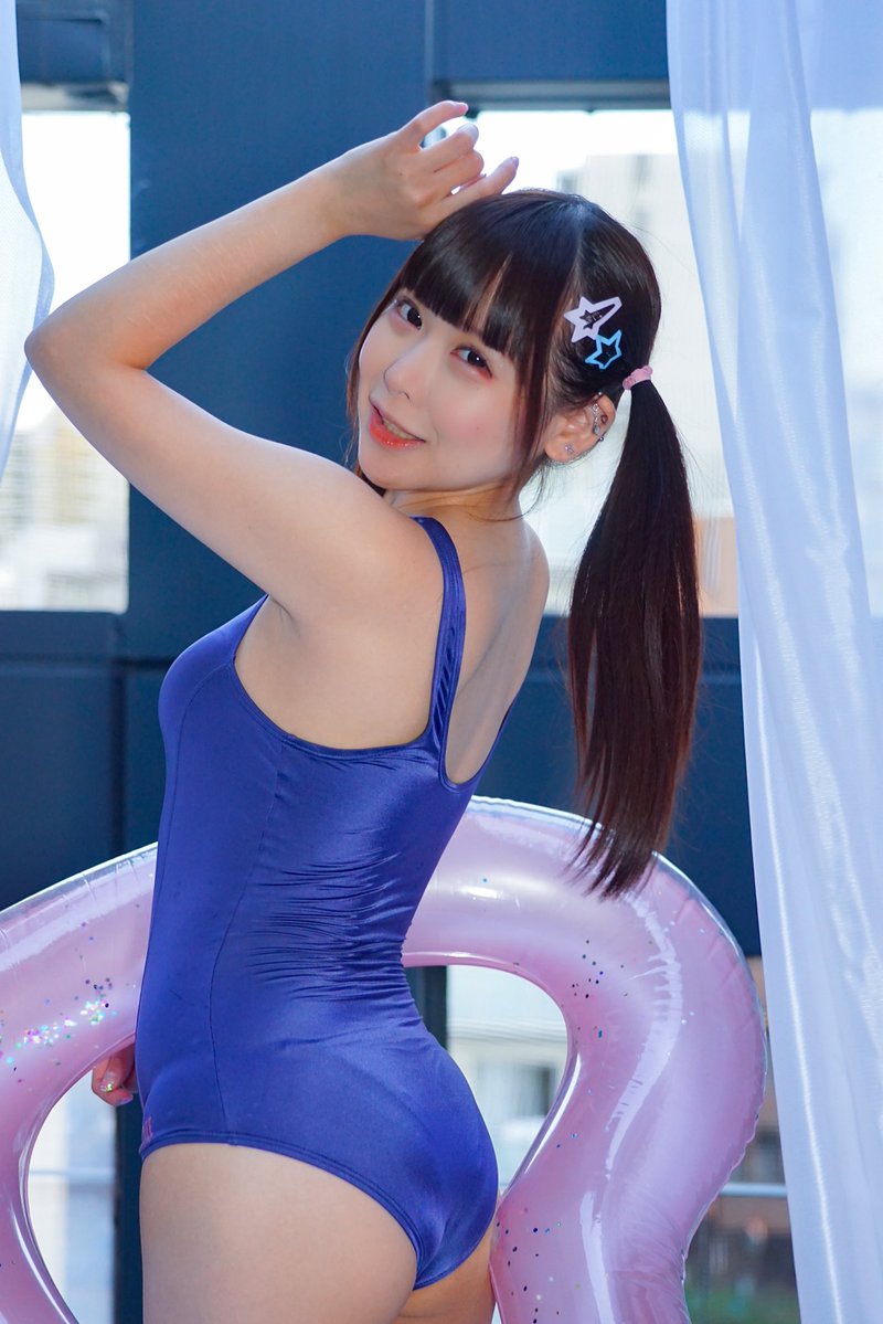 hiraidesune4649's tweet photo. 2026年7月26日(日)
新栄フォトスタジオ
チェリーラビット撮影会(@cherryrabbitsx)  団体撮影会 鹿乃ばんび(@shikanotaihi)ちゃん♡Σp📷д｀*)ﾊｧﾊｧ
超絶可愛いスク水姿、拝めれて良かったね！💞ヾ(⌒(ﾉ*•ω•*)ﾉ🩱💙
#チェリーラビッツ撮影会
#鹿乃ばんび https://t.co/1fY0WbTB7B