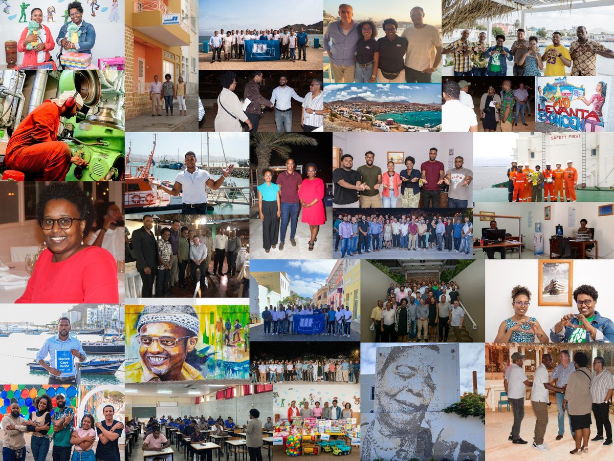 Marlow_Group's tweet photo. 🎉👏 Marlow #CapeVerde Celebrating 10 Years! 🇨🇻⚓ Decade supporting #seafarers, developing talent, strengthening presence in this #maritime nation. While office established in 2016, CV seafarers have been part of Marlow story for 40+ years; among very first to join global fleet. https://t.co/BiCoafFurC