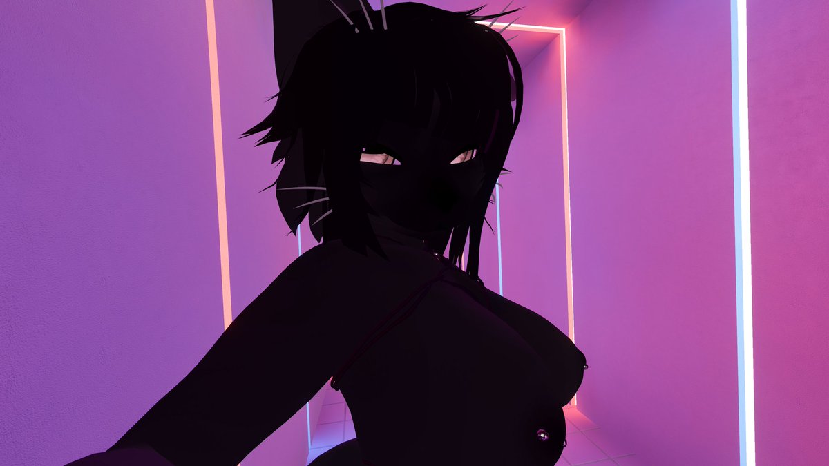DumbFemaIe's tweet photo. Meow meow merow  - "I just shoved a nuke up my 🐈‍⬛.." 
#Mayu #Vrchat #Suggestive #Furry https://t.co/bNovJwEZob