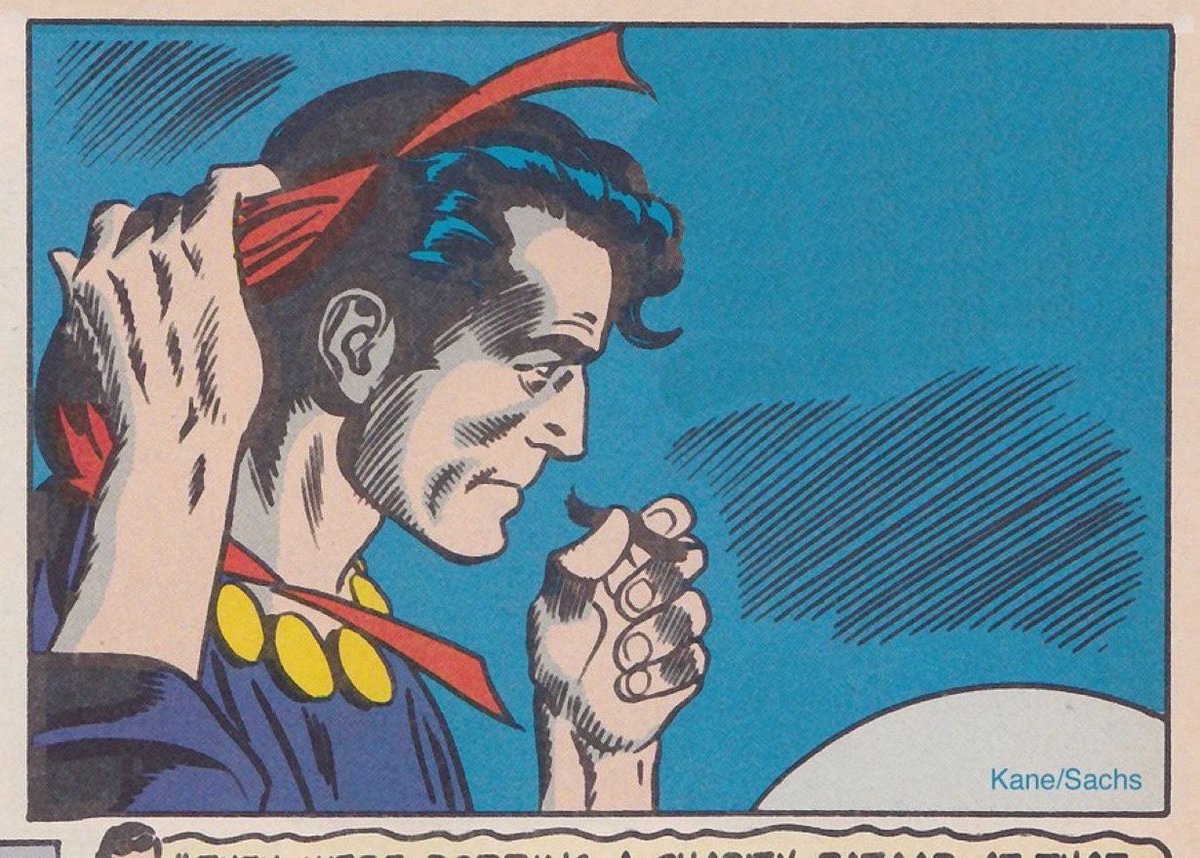 ChuckBrouilette's tweet photo. #OnThisDay in 1948 #Nighthawk debuted in #WesternComics #5 #HannibalHawkes #OldWest #travelingSalesman who #foughtCrime in his #maskedIdentity with #hisSideKick #JimPeyton #CrisisOnInfiniteEarths KIA resurrected #postCrisis & laterRevealed #decendant of #PrinceKhufu i.e. #Hawkman https://t.co/kAkRK6A6Zn