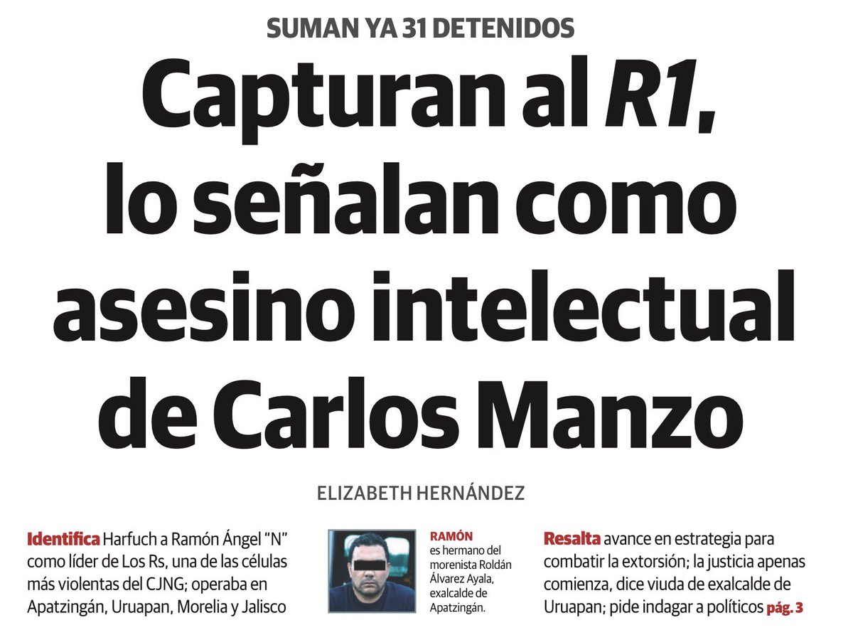 JLozanoA's tweet photo. 🚨¿Ustedes se creen esta historia? Yo tampoco. 

Qué fácil inventar un “autor intelectual” para proteger al verdadero verdugo de Carlos Manzo. 

En pocas palabras: a otro perro con ese hueso. 

#MorenaEngañaPendejos 

@Milenio @Excelsior @heraldodemexico @LaRazon_mx 

#R1 https://t.co/4yB3PqW6qr