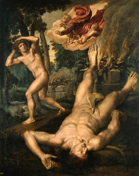 occult__culture's tweet photo. The Death of Abel, Michiel Coxie (1539) https://t.co/RpYcvdAWIW