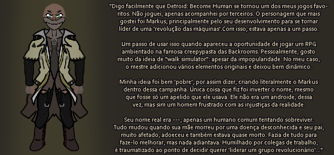 sEffocy's tweet photo. --- Backrooms RPG | Sukram ---
Viciado em Detroid na época, fiz mais uma "inspiração" no ápice da resenha:
Arte Única:
#RPG #backroom #escrita #desenho #DetroitBecomeHuman #markus https://t.co/rsoIjX01nw
