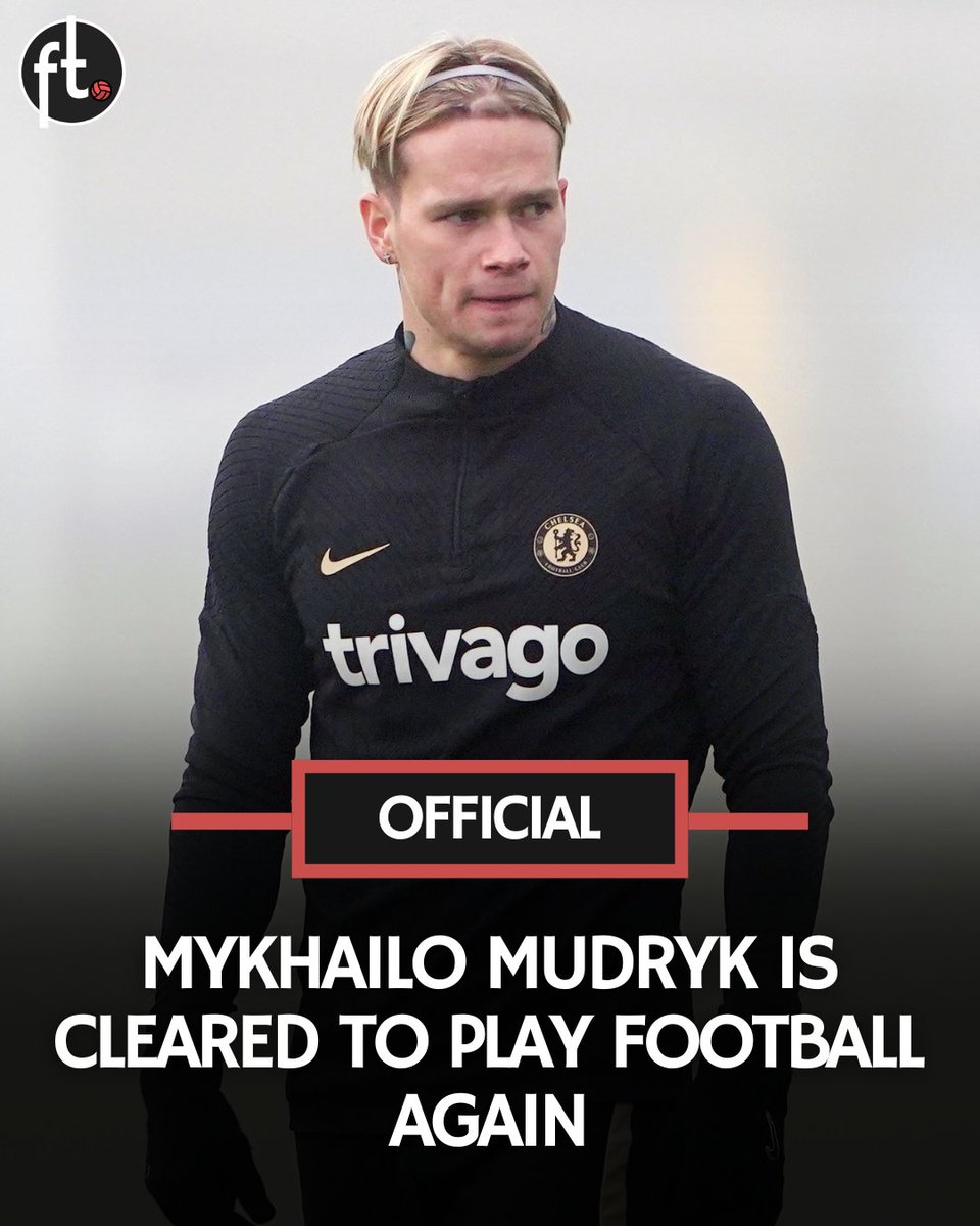 Footballtweet's tweet photo. 🚨💣 𝗕𝗥𝗘𝗔𝗞𝗜𝗡𝗚: Mykhailo Mudryk is FREE to play football again after the doping allegations against him. 🤯🇺🇦

The Chelsea winger is expected to travel with the squad to Hong Kong 🇭🇰 for the club's pre-season tour and is AVAILABLE for selection with immediate effect. 🔵 https://t.co/PXKsUmt5Lx
