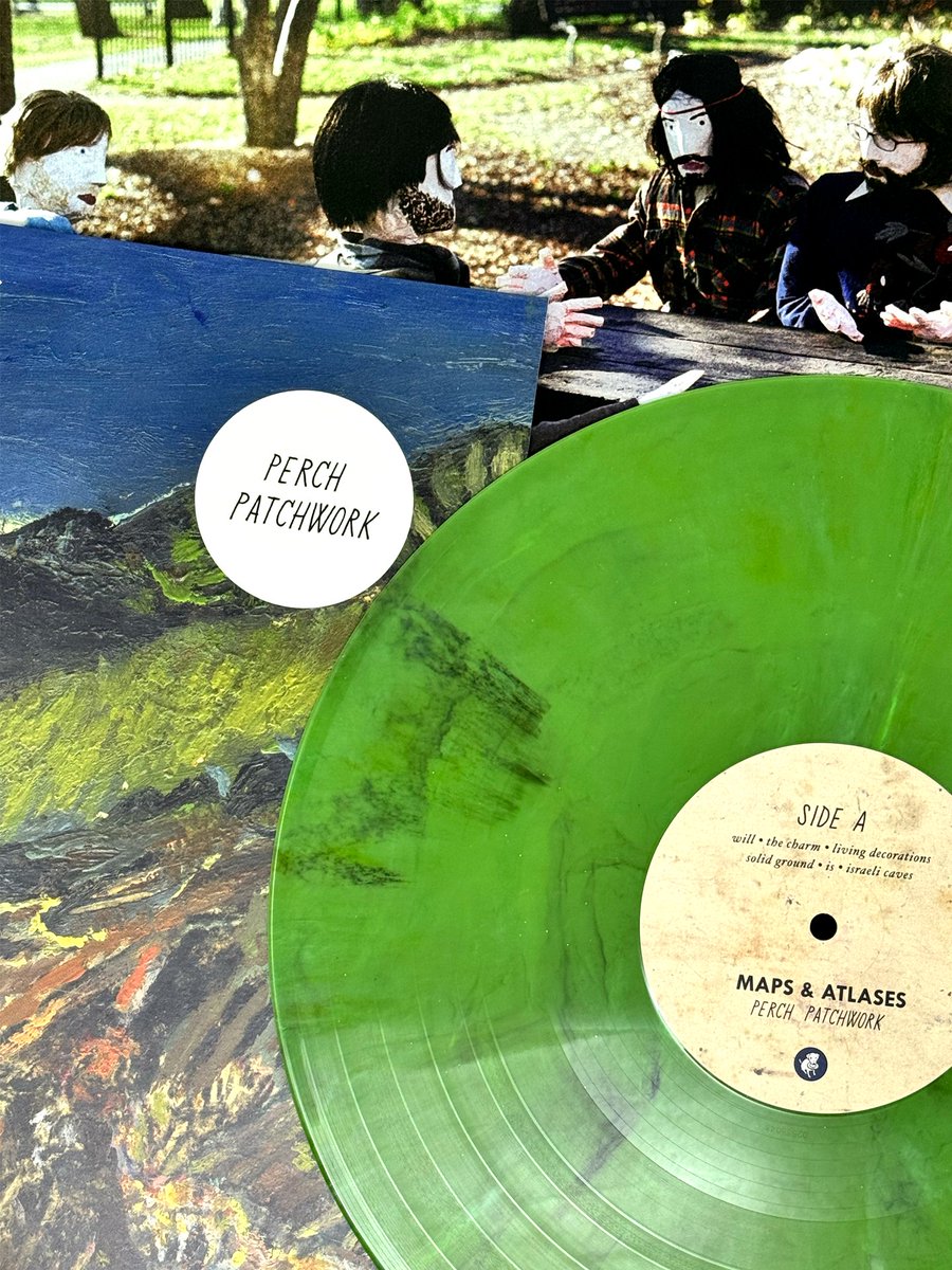 barsukrecords's tweet photo. Celebrating @mapsnatlases' Perch Patchwork 15th anniversary🥳 Pre-order the limited Eco-Green LP + an expanded digital edition w/ B-sides, remixes &amp; unreleased instrumentals. Stream "Banished Be Cavalier (Instrumental)" now! https://t.co/4PBqn7vT9E 💚 band📸 by @joshgoleman https://t.co/pCkCcjTYZu