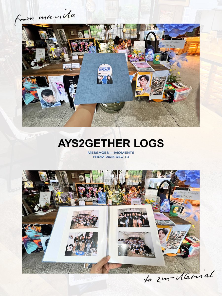 kookminlab's tweet photo. ★ DELIVERED ★

As July ends, we would like to share that our...

📘 𝗔𝗬𝗦𝟮𝗴𝗲𝘁𝗵𝗲𝗿 𝗟𝗼𝗴𝘀: Messages — Moments from 2025 Dec 13 ✨

...have been delivered to ZM-illenial last 9th of July. Thank you for being part of this! 💙

#AYS2getherWithJKJM #JiminxJungkook https://t.co/cXCST0tMzb