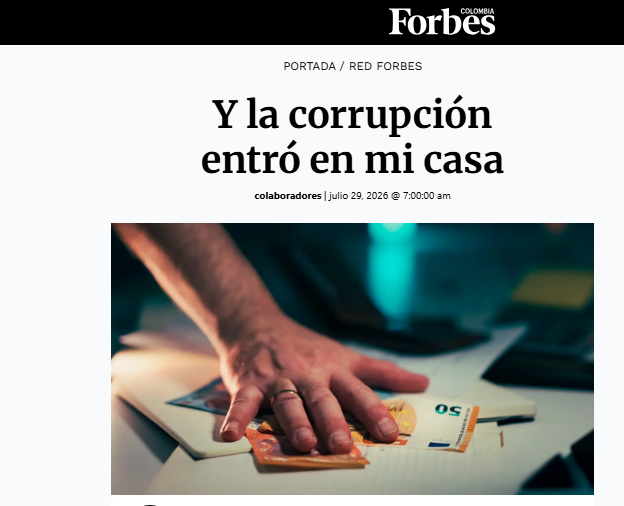 JaimeLeal_'s tweet photo. Diariamente vemos tantos robos de dineros públicos, y tanta impunidad, que tristemente pareciera que dicha corrupción ya hiciera parte de nuestra cultura nacional.

Se estima que la corrupción equivale a cerca del 7% del PIB anual, que son aproximadamente lo que equivale a cerca de 25 mil millones de dólares

Esa corrupción la terminamos pagando todos.

- Las víctimas de un terremoto magnificado porque se usaron materiales de mala calidad
- Los sobrecostos por reprocesos a causa de negligencia e incapacidad técnica
- Los pacientes que mueren por el acaparamiento de medicamentos
- Los empleados que deben dar parte de su sueldo a intermediarios
- El pueblo sin acueducto, que votó por el político que prometió y no cumplió
- El criminal en las calles porque la justicia se dejó comprar
- Los niños de colegios públicos sin buena alimentación porque se robaron el presupuesto 
....

Denunciar y acabar la corrupción empieza en nosotros

La columna completa en:  👇

https://t.co/n0ZGpNl9SK