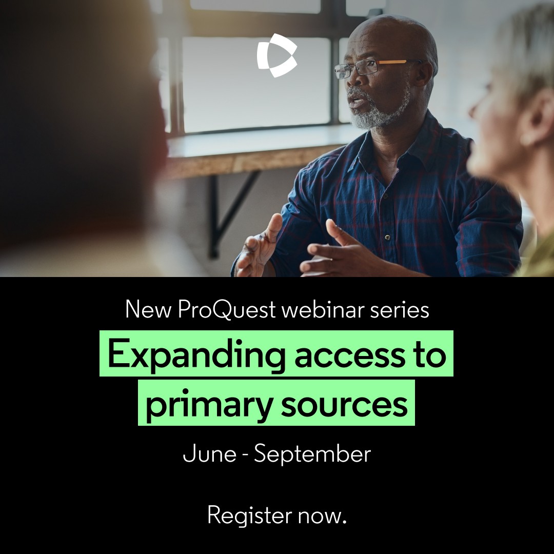 ProQuest, from Clarivate tweet media