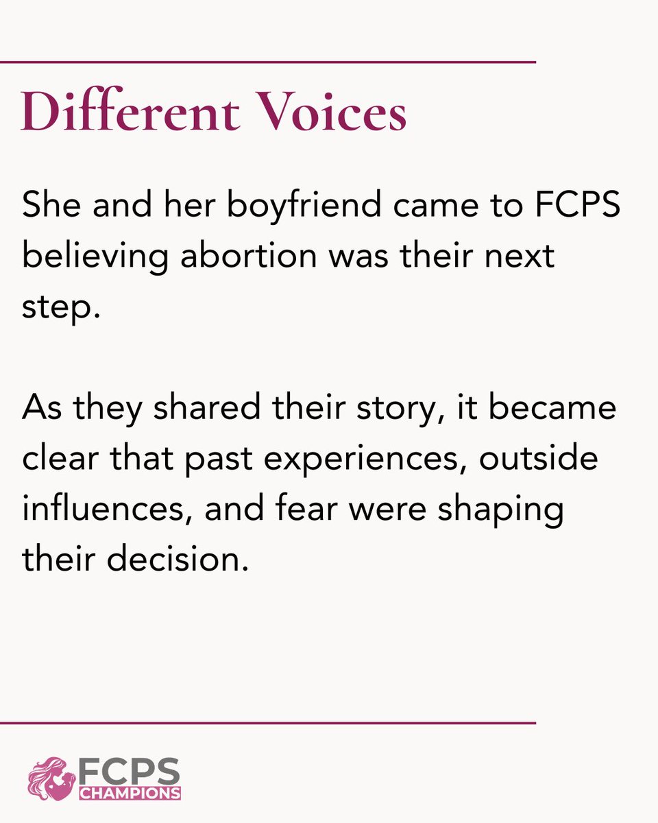 fcps_champions's tweet photo. Sometimes the most important thing we can offer is a safe place to be heard. Join us in praying for this young woman as she considers the future with hope and clarity. https://t.co/3vPwDRY0sL