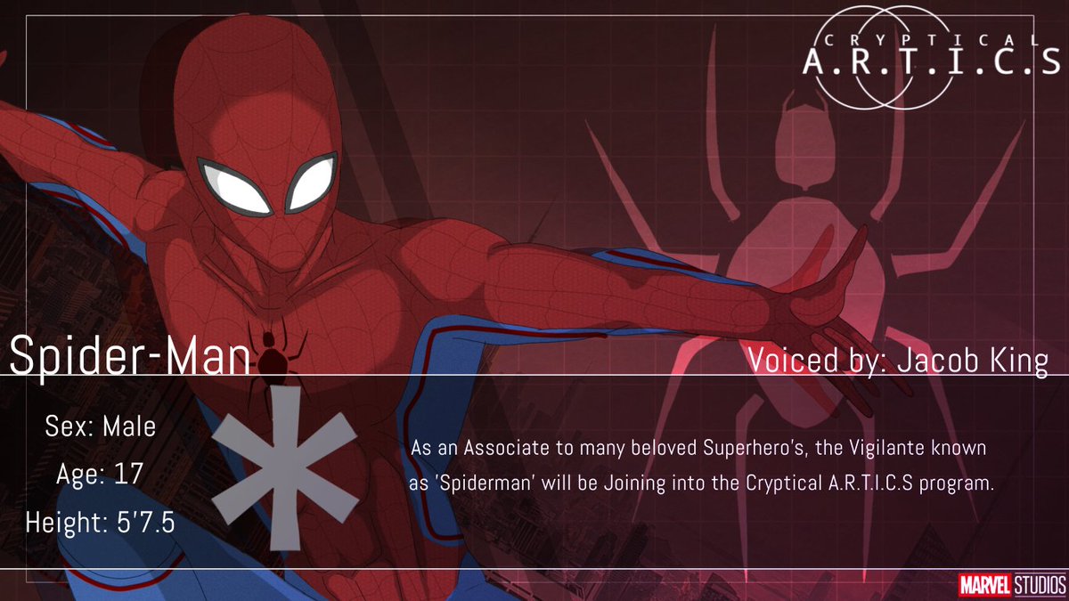 CrypticalArtics's tweet photo. "With Great Power Comes Great Responsibility."
Please welcome @JKingTheVA as the voice of Spider-Man! Its a pleasure to work with them!
#Marvel #Fangantwt #CrypticalARTICS #ACU https://t.co/Pkd5F7XeWA