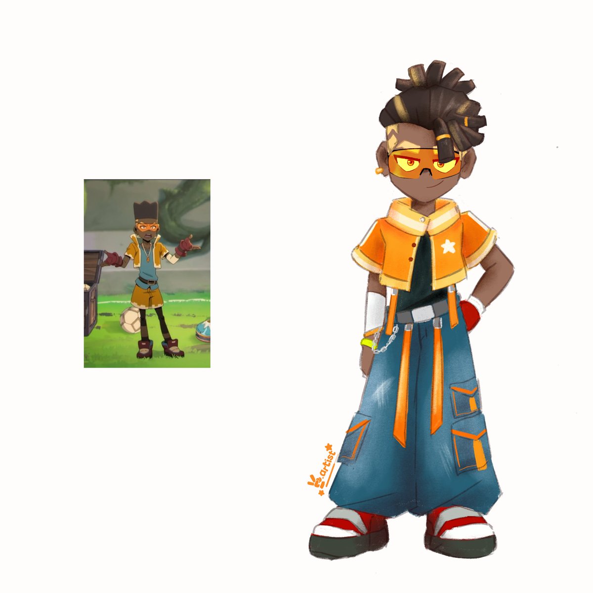 n1_artist's tweet photo. 🎨 RE-DESIGNING CHARACTERS RANDOMLY - PT29
Odward Stonegarden got a total drip check! ⚡️🔥 From field gear to baggy streetwear.
https://t.co/2qqSM90WyR
#characterredesign #dragonstriker #fanart #art #odwardstonegarden https://t.co/MotsmXlM6m