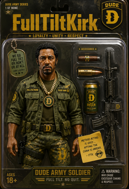 FullTiltKirk's tweet photo. 🎖️ DUDE COLLECTIBLE MEME CONTEST #7

Turn DUDE into the next legendary action figure.

Multiple entries allowed.
Prize: 10 Winners! $10 SOL EACH

Using your favorite AI image generator, create a premium collectible toy featuring DUDE in any original character, movie, profession, or universe.

Requirements

✅ Sealed blister packaging
✅ Premium collectible toy aesthetic
✅ "DUDE" branding somewhere on the packaging
✅ At least 4 accessories that fit your character
✅ Funny packaging text, warnings, or slogans
✅ High-quality shelf-ready render (9:16 preferred)

Ideas
Army Soldier
Crypto Degen
Astronaut
Viking

Cowboy
Mafia Boss
Samurai
Pirate
Zombie Hunter
Space Marine
Mad Scientist
CEO
Gladiator
Detective
Anything original...

Bonus Points
🏆 Clever accessories
🏆 Funny warning labels
🏆 Premium toy realism
🏆 Original creativity

Example AI Prompt:
Using the uploaded image as reference, transform the subject into an original premium collectible toy in sealed blister packaging labeled "[YOUR TITLE]". Style the character as a fictional [CHARACTER TYPE] inspired by DUDE using original colors and patterns. Include themed accessories appropriate for the character, humorous cultural references, glossy blister plastic, matte cardboard backing, polished vinyl textures, injection-molded plastic textures, molded plastic hair with chunky sculpted grooves, realistic reflections with soft specular highlights, premium shelf-ready packaging, ultra-detailed product render, 9:16.

Rules: Original creations only.

AI tools are allowed.
Keep it funny. Go Hard. 

No copyrighted logos. 
Multiple entries allowed.
Prize 10 Winners! $10 SOL EACH 

Deadline: AUG 31st. 
Tag 3 friends and @FullTiltKirk 

use #DUDEMEME

#dudesol #meme #airdrop #memecoin #degen #memelord #pumpfun #solana #pumpsol #solpump