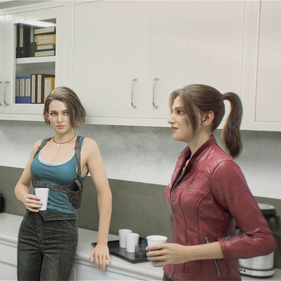 ladiesofREBH's tweet photo. Jill Valentine &amp; Claire Redfield — Resident Evil: Death Island (2023) https://t.co/UQQ0peq1oB