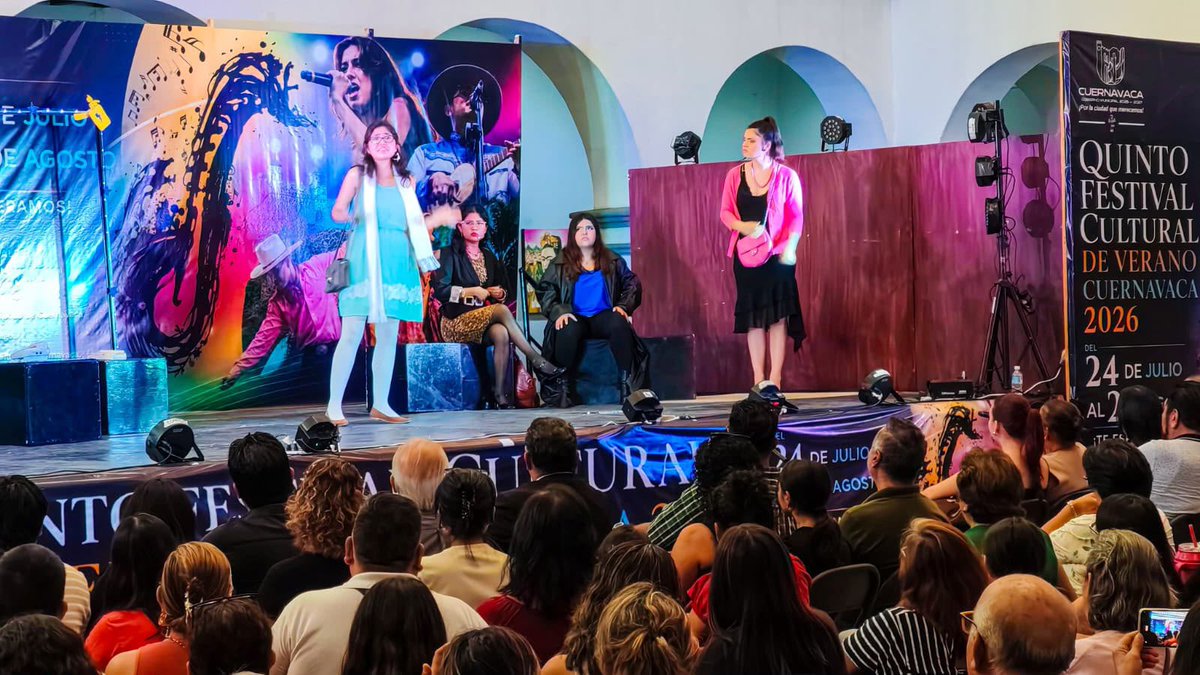 EnterateMor24's tweet photo. #Noticia🚨EXITOSA JORNADA TEATRAL REÚNE A CIENTOS DE PERSONAS EN EL QUINTO FESTIVAL CULTURAL DE VERANO CUERNAVACA 2026* https://t.co/tqLVL8HAWo