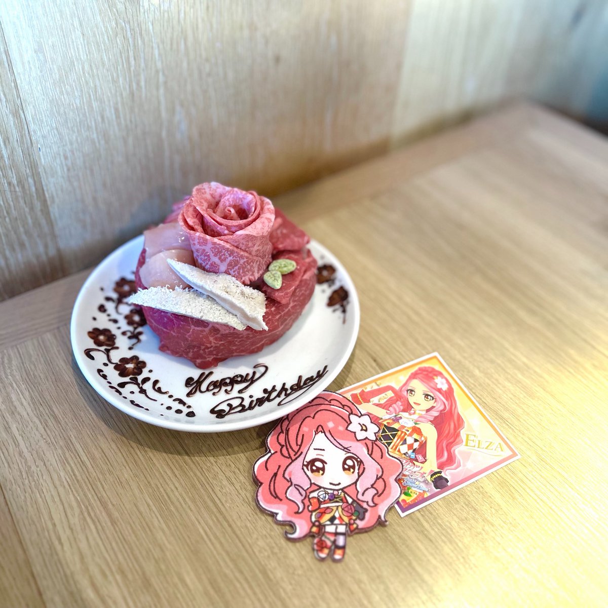 Elza_F_0801's tweet photo. お肉も沢山食べて、幸せに、楽しく、過ごしてねᴗ ⩊ ᴗ ❤︎ https://t.co/XBobd5ums0