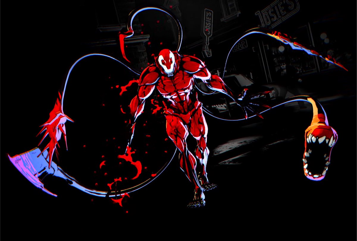 Raiden822's tweet photo. Need to shake hands with the animators and designers of Carnage for this game https://t.co/KqjNzjWeYZ