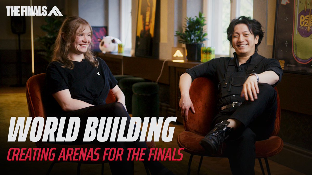 reachthefinals's tweet photo. Curious about THE FINALS worldbuilding? We're offering you a peek behind the curtain...

Join our design team as they go behind the scenes and share all the details of creating immersive worlds and exciting Arenas! ✨

🔗 https://t.co/lfUyjPRCqO https://t.co/nwd68tztR8