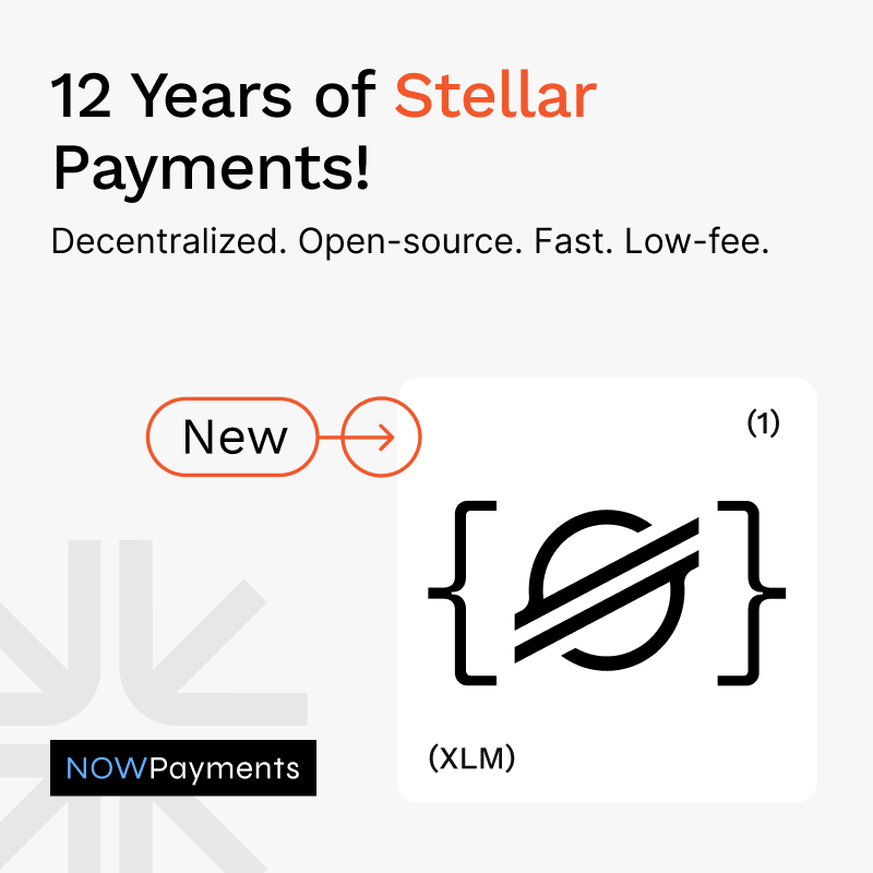 NOWPayments_io's tweet photo. Looks like the end of July is the birthday season in crypto 🎁

Happy Birthday, @StellarOrg!

For 12 years, you have been making global payments faster and more accessible, and you’re still innovating: from new payment infrastructure initiatives to protocol upgrades that make building payment applications even better!

At NOWPayments, businesses can accept XLM and offer seamless crypto payments worldwide! https://t.co/5EKCU3WHGI