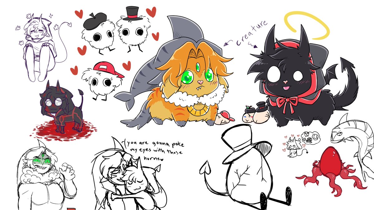 SweetiecolaA's tweet photo. creatures
#landduo #foolhalo #badboyhalofanart #foolishgamersfanart 
doodles with wiggles @wiggle_rain https://t.co/XSTeSY9y6H