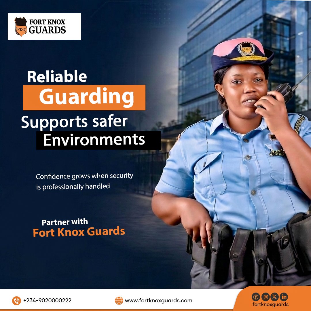 fortknoxguards's tweet photo. When security is done right, it builds confidence for everyone involved: residents, employees, and visitors
Finish the week knowing protection is in place.
👉 Work with professionals at Fort Knox Guards
#FridayConfidence #ProfessionalSecurity #FortKnoxGuards https://t.co/yViF2VuGUE