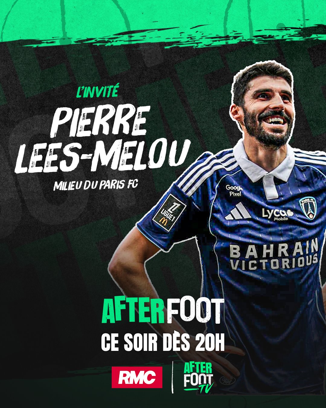 Le milieu de terrain du Paris FC Pierre Lees-Melou invité de l'After c...