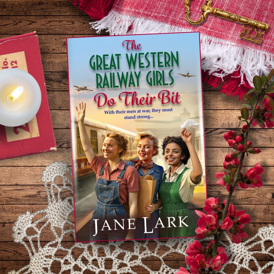 BoldwoodBooks's tweet photo. Discover #TheGreatWesternRailwayGirlsDoTheirBit, the second book in a gripping saga series by @JaneLark 📚 Perfect for fans of Nancy Revell and Daisy Styles! ✨📖 https://t.co/ePn4812WlF https://t.co/eJ0bIndDnn