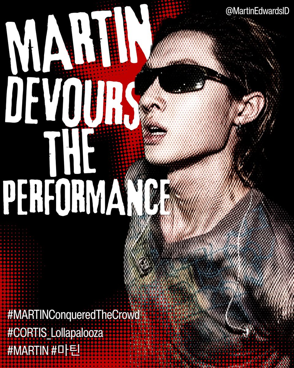 MartinEdwardsID's tweet photo. 260731 | โ
๏น#MARTINFO ๐๏นโ
โ HASHTAG PARTY FOR LOLLAPALOOZA AFTER SHOW
DROP THIS HT โคต๏ธ๐ฅ
MARTIN DEVOURS THE PERFORMANCE
โ #MARTINConqueredTheCrowd
โ #CORTIS_Lollapaloozaโ
#MARTIN #๋งํด https://t.co/XNd4hFOyoS