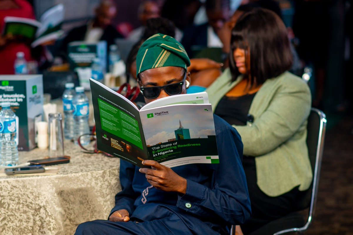 DigiTax_Tech's tweet photo. An e-invoicing conversation like no other. Questions were asked. Clarity was shared. And for a few hours, a room full of finance leaders and business leaders came together to make sense of Nigeria’s invoicing shift. https://t.co/yleKT0OMsY