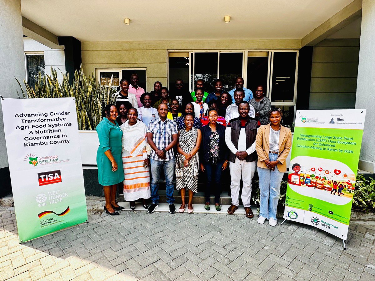 TISAKenya's tweet photo. We wrapped up day two of drafting the new Kiambu County Nutrition Action Plan. We're in the room with county health officials, researchers, local civil society groups, and our Usawa Captains and the momentum is real.

The biggest win so far? A push to lock in a dedicated nutrition budget inside the main County Integrated Development Plan (CIDP). If that goes through, nutrition moves from a paper policy to a funded priority.

We’re keeping the focus firmly on equity: challenging the gender norms that hold families back, building community oversight, and making sure the county actually collects data split by gender so funds go where they're needed most.