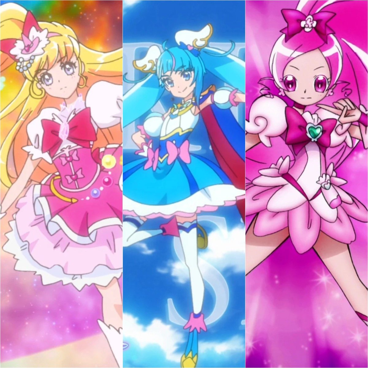 precurebrasil's tweet photo. Vocês acham alguma protagonista de Precure apagada ou mal desenvolvida? Comentem suas opiniões. https://t.co/EsEOBBpofl