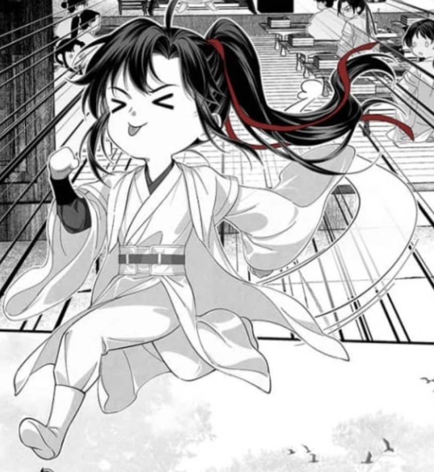 520xzwyb's tweet photo. Ahahaha Chibi style Wei Wuxian is so adorable and such a menace! 😄🥹💙❤️

#mdzs manga chapter 12 is out now!

Support here:
https://t.co/SuNxPVl8KD

#mxtx https://t.co/8sQygFAUBe