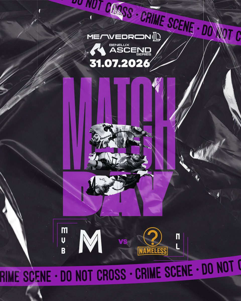 Meavedron's tweet photo. This week, we’re back with our proper roster🙏

They may be nameless, but after today, they’ll also remain winless😼

⏰19:00
📺@ouat_lol 

#MVEWIN💜 https://t.co/d9K4hkRGo6