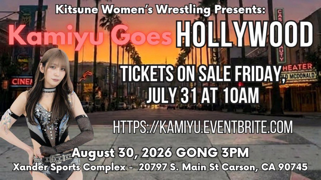 PWKitsune's tweet photo. Tickets go sale at 10am!
https://t.co/NemcTz8sGI
I really want to make this special for Yuki!
More talent announcements to come! https://t.co/Gvy4rhgScz