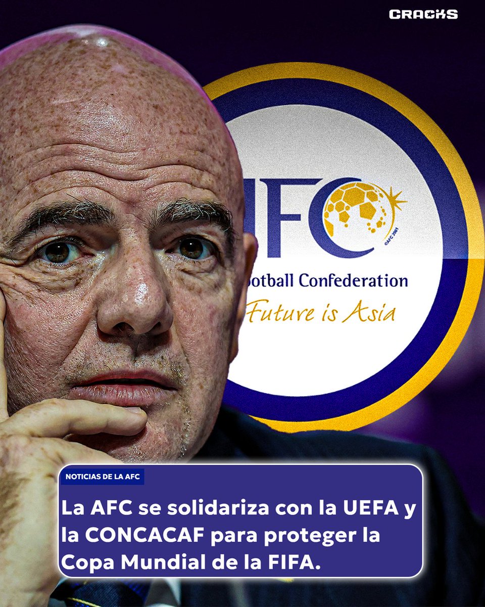 cracks_oficial's tweet photo. 🚨🌍 INFANTINO CONTRA LAS CUERDAS

El proyecto de Gianni Infantino para abrir la propiedad de la Copa del Mundo a inversionistas privados está cada vez más cerca de caerse. ⚠️

🌏 La Confederación Asiática se sumó oficialmente al rechazo de UEFA y Concacaf, dejando al presidente de la FIFA lejos de los 106 votos necesarios para sacar adelante la propuesta. Además, Carlos Cordeiro, uno de sus principales asesores, presentó su renuncia por su desacuerdo con el proyecto.