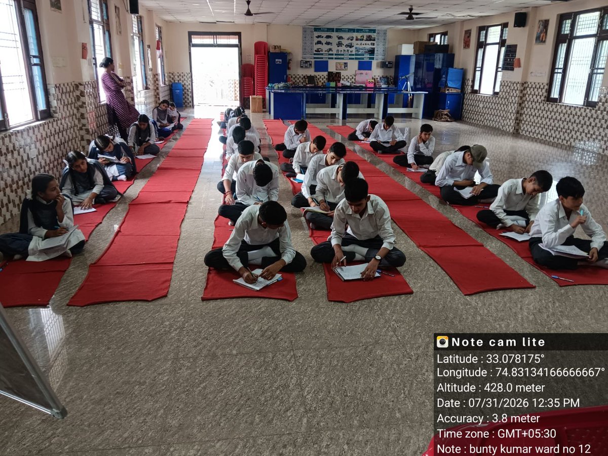 MunicipalReasi's tweet photo. Under the ANGIKAAR Campaign of PMAY-U 2.0, Municipal Council Reasi organized an Essay and Quiz Competition at BVMS Reasi.The event ignited patriotic fervour, nurtured young talent,and enhanced awareness of the vision and objectives of PMAY-U 2.0 @pmay_jammu @AnissaNabi1 @JKHUDD1 https://t.co/su41ebdGE9
