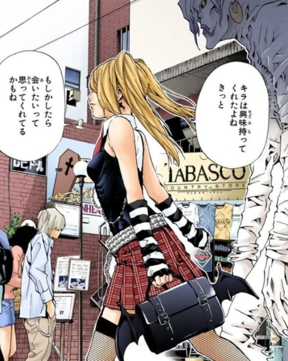 90sPiictures's tweet photo. Misa Amane’s manga look had the classic 2000s Japanese street fashion of Gothic Lolita with punk rock https://t.co/pxLqiNC2Dd