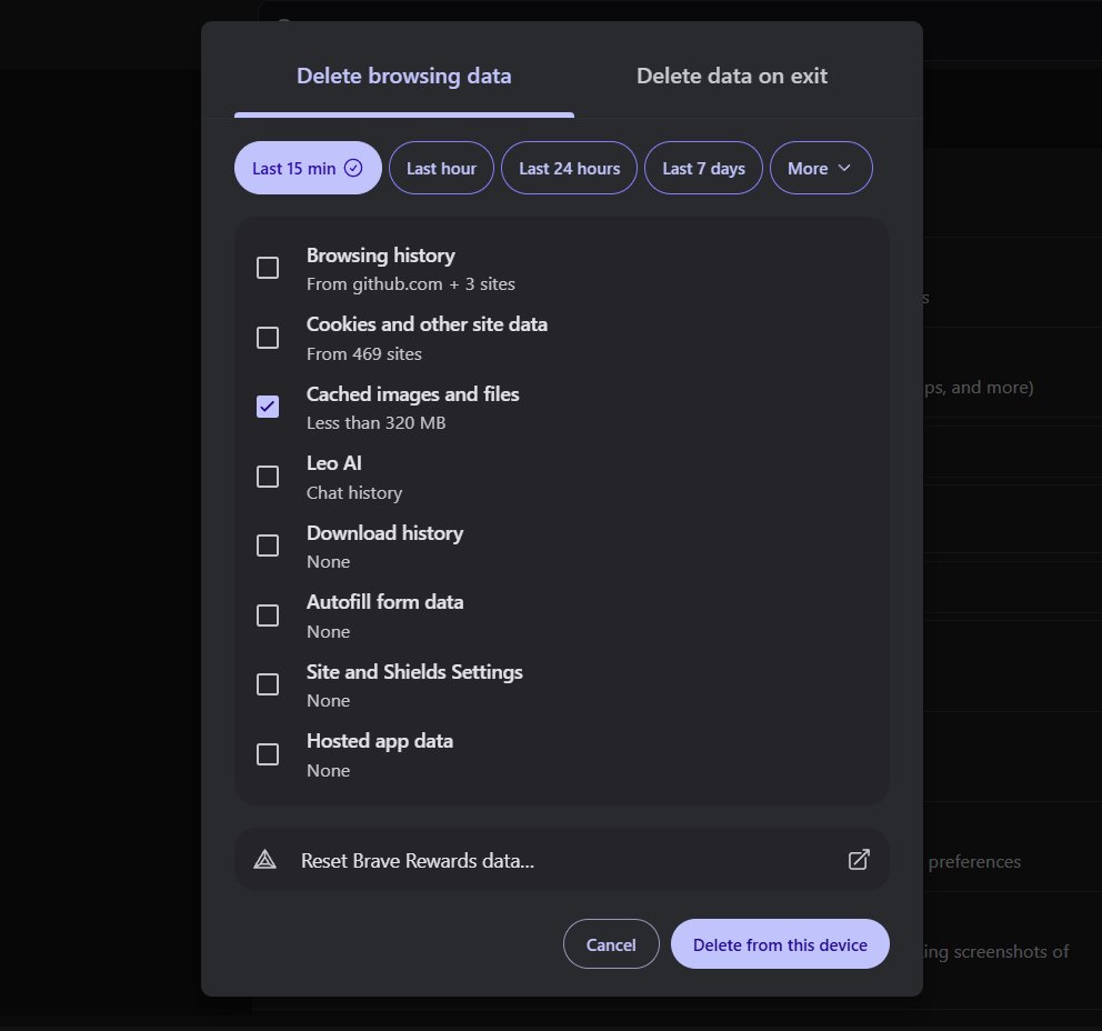 brave's tweet photo. That's not the only way to clear your history.

As usual, you can go to Settings → Privacy and Security → "Delete browsing data" to clear everything instantly. You can also set it to wipe automatically every time you close the browser. https://t.co/THZ1p0rpzq
