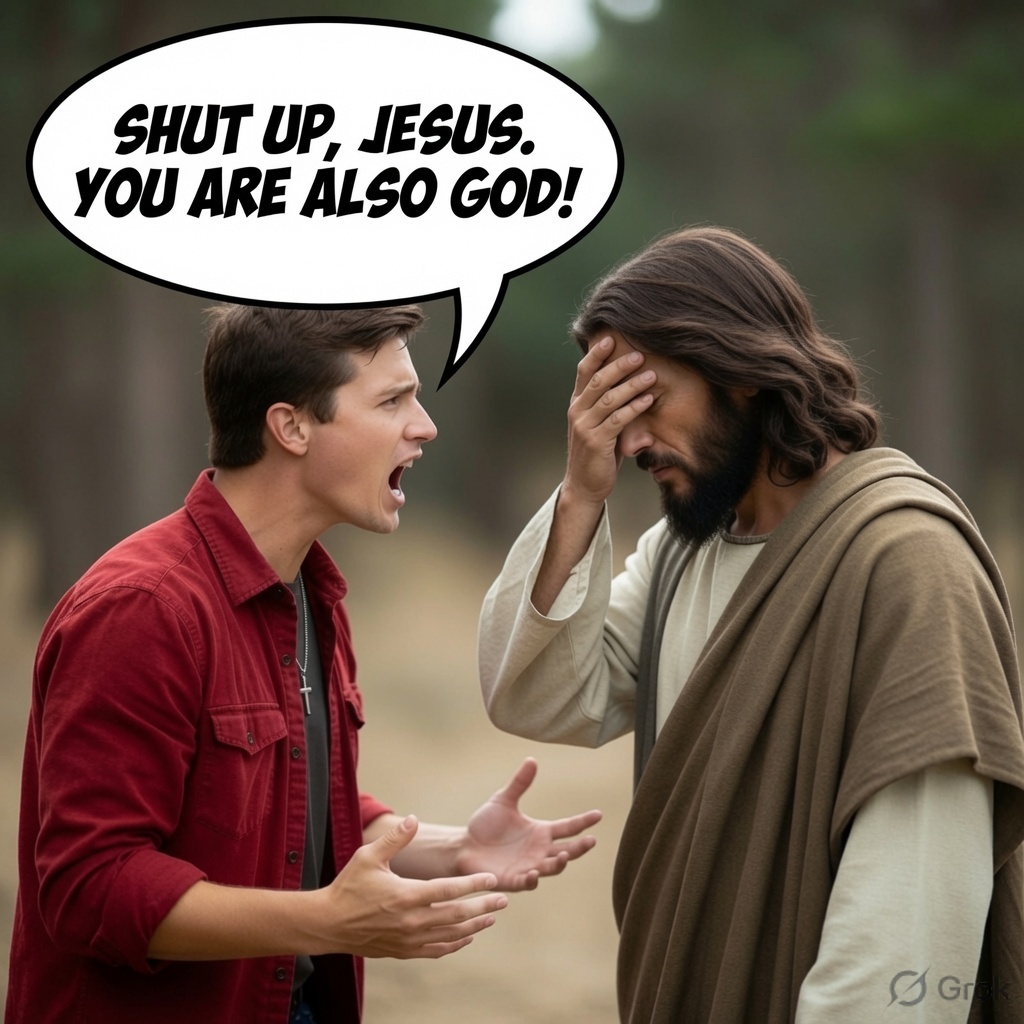 theologyroom's tweet photo. @InspiringPhilos Jesus: "the Father is the ONLY true God" (John 17:3).

Christians: https://t.co/YQoAQa950B