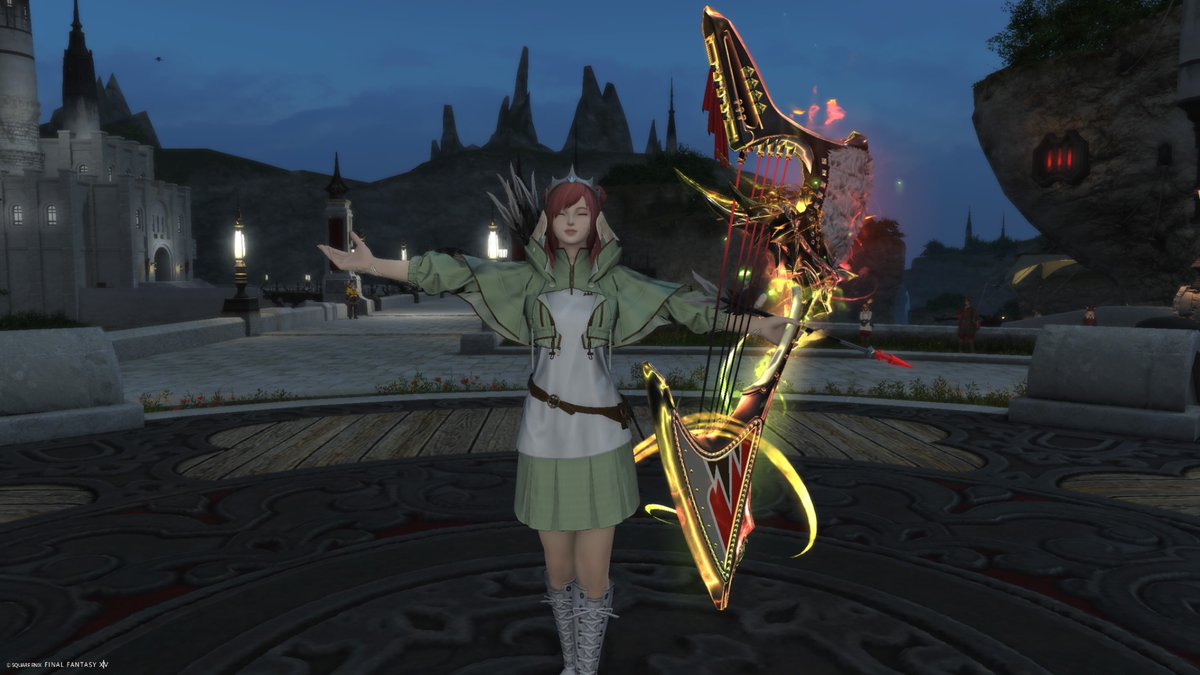 Meru_1013's tweet photo. ファントムウェポン完成した！
あまりにも綺麗すぎる

#おはウラ #FFXIV https://t.co/wmB5J9XJgC