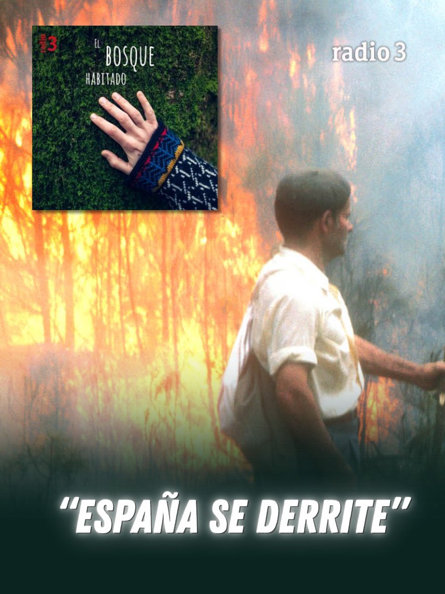BosqueHabitado's tweet photo. .@radio3_rne Domingo a 10.00
España se derrite, pero no sólo España. El mundo se derrite. El mundo de las personas se derrite. El mundo de las otras personas no humanas se derrite. La solución está en "tod@s a una". HT #EspañaSeDerriteRadio3 https://t.co/tAuv3TKtXT