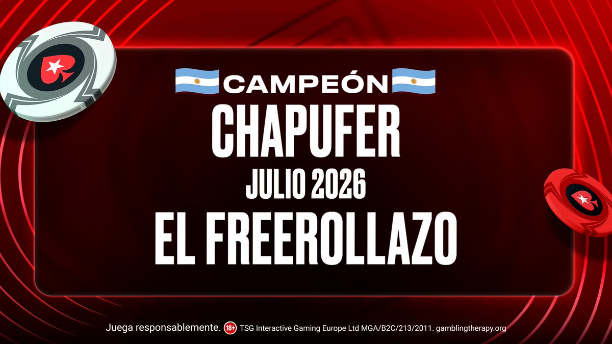 PokerStarsLatam's tweet photo. El sobrino 'chapufer' 🇦🇷 se llevó el protagónico de #ElFreerollazo de julio. 🥇 ¡A disfrutar ese 🎫 de US$109 campeón! 👏

Completaron el podio 👇 
🥈 'Baktum13' 🇨🇱 
🥉 'Azaron7' 🇭🇳 https://t.co/GOVGODXuJd